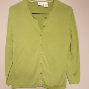 Cherokee tank with cardigan sweater